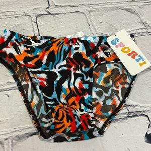 Sporti Hydrolast Tiger Mingle Brief Swinsuit Size 28.